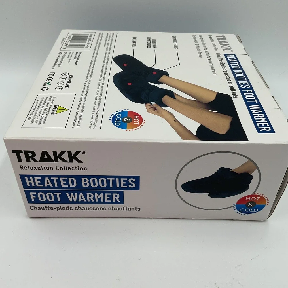 TRAKK Relaxation‎ Collection Heated Bootie Foot Warmer Microwave Chill Freezer